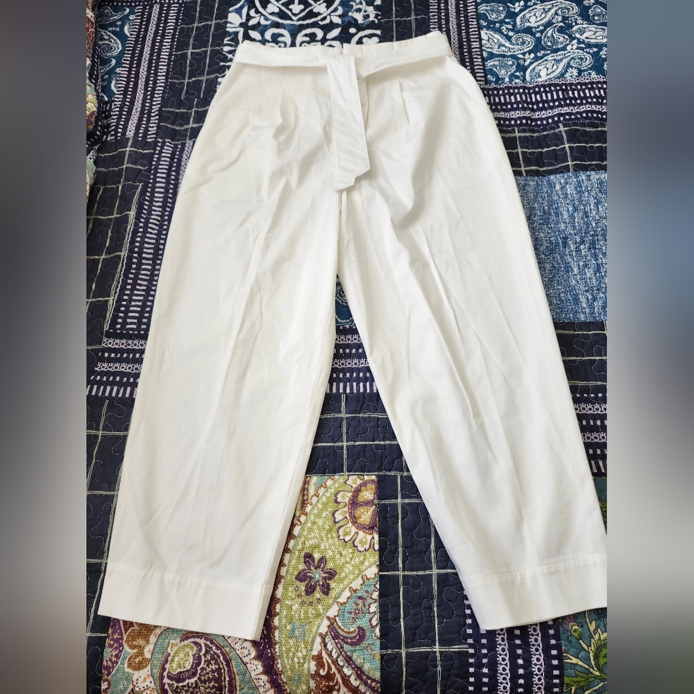 Kate Spade White Cropped Pants